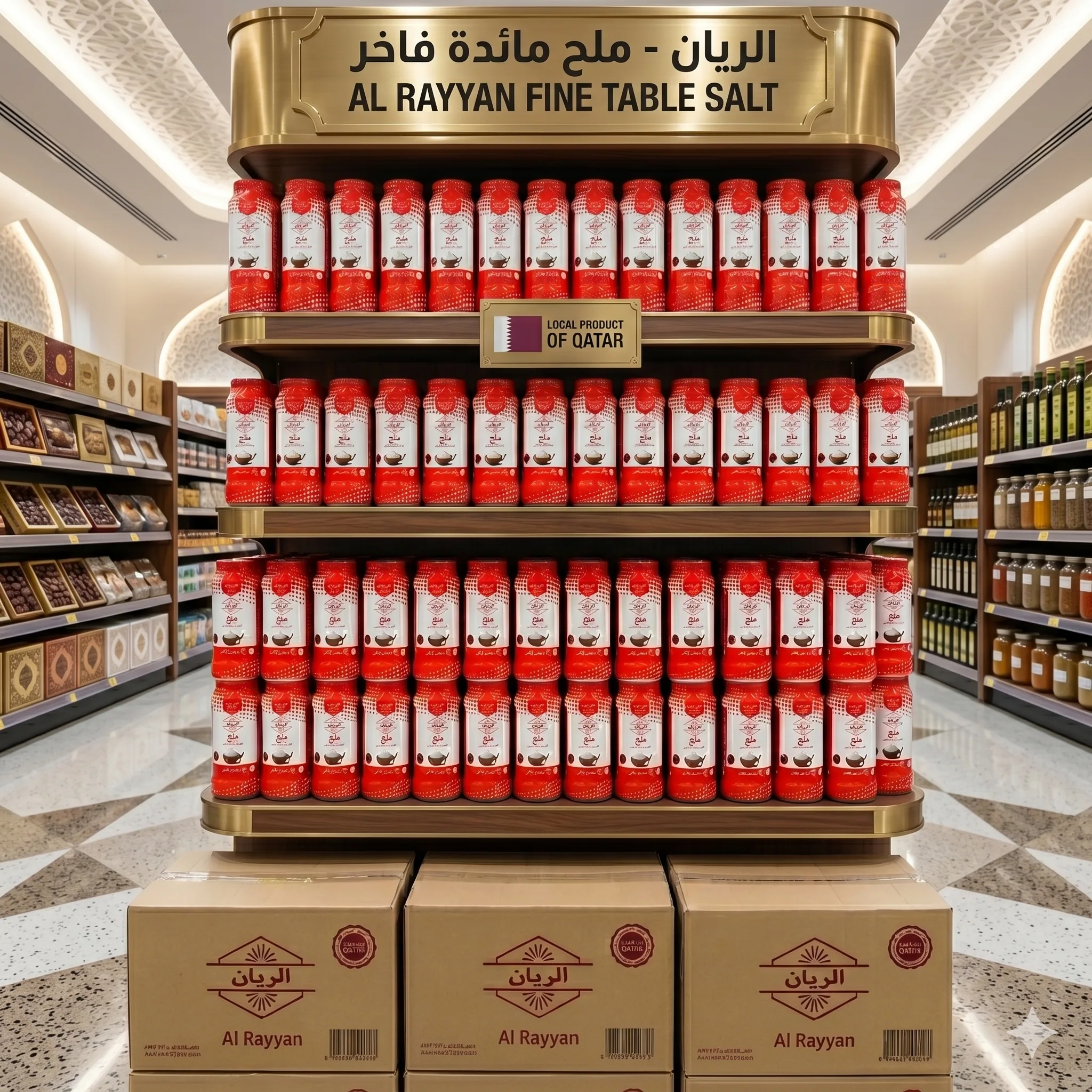 Al Rayyan Fine Table Salt display