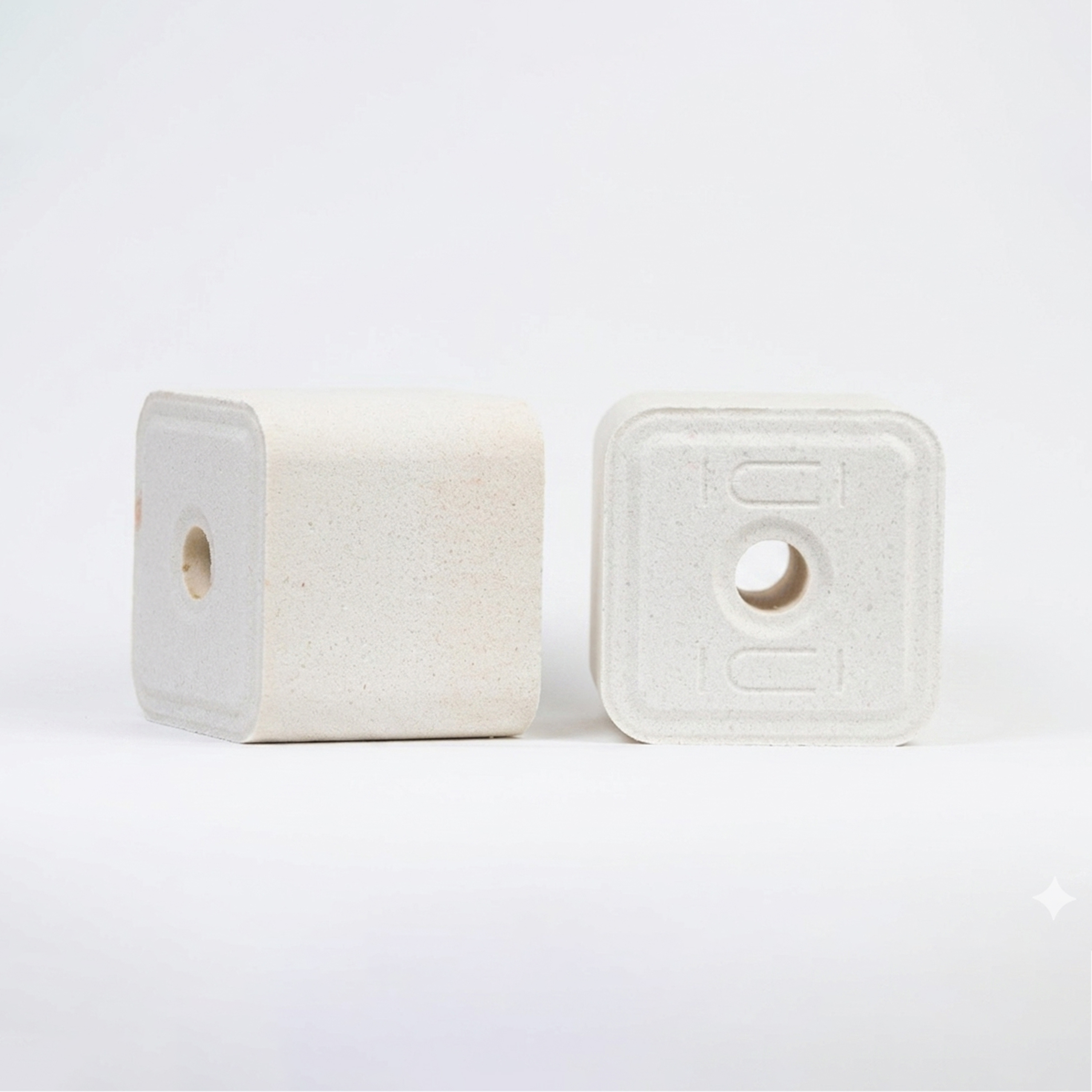 White salt cubes - Pure
